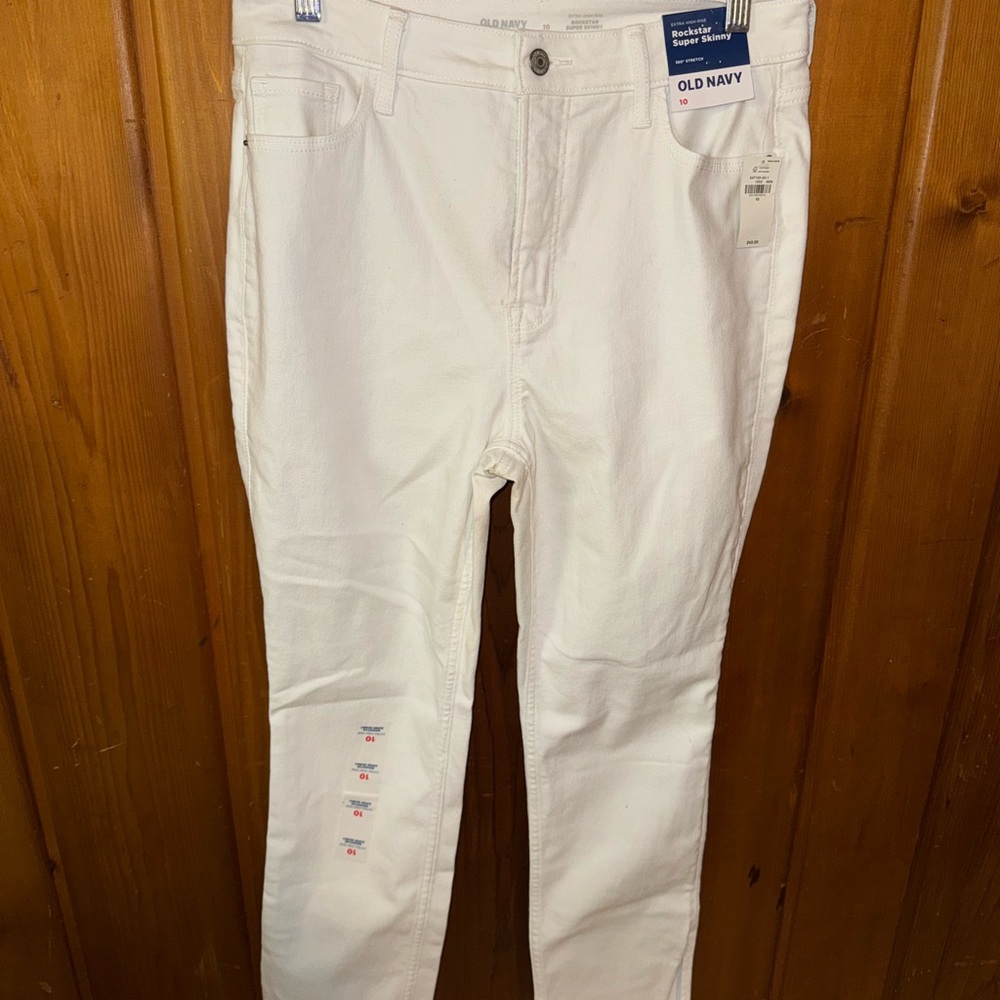 Old Navy white Skinny Jeans Classic Style